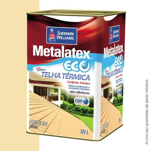 Tinta Metalatex Eco Telha Térmica Pérola 18 L Sherwin-Williams