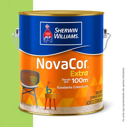 Tinta Acrílica Fosca Extra Mais Verde Limão 3,6 L Sherwin-Williams