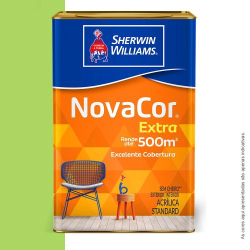 Tinta Acrílica Fosca Extra Mais Verde Limão 18 L Sherwin-Williams