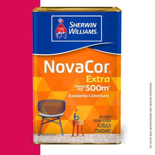 Tinta Acrílica Fosca Extra Mais Vermelho Cereja 18 L Sherwin-Williams