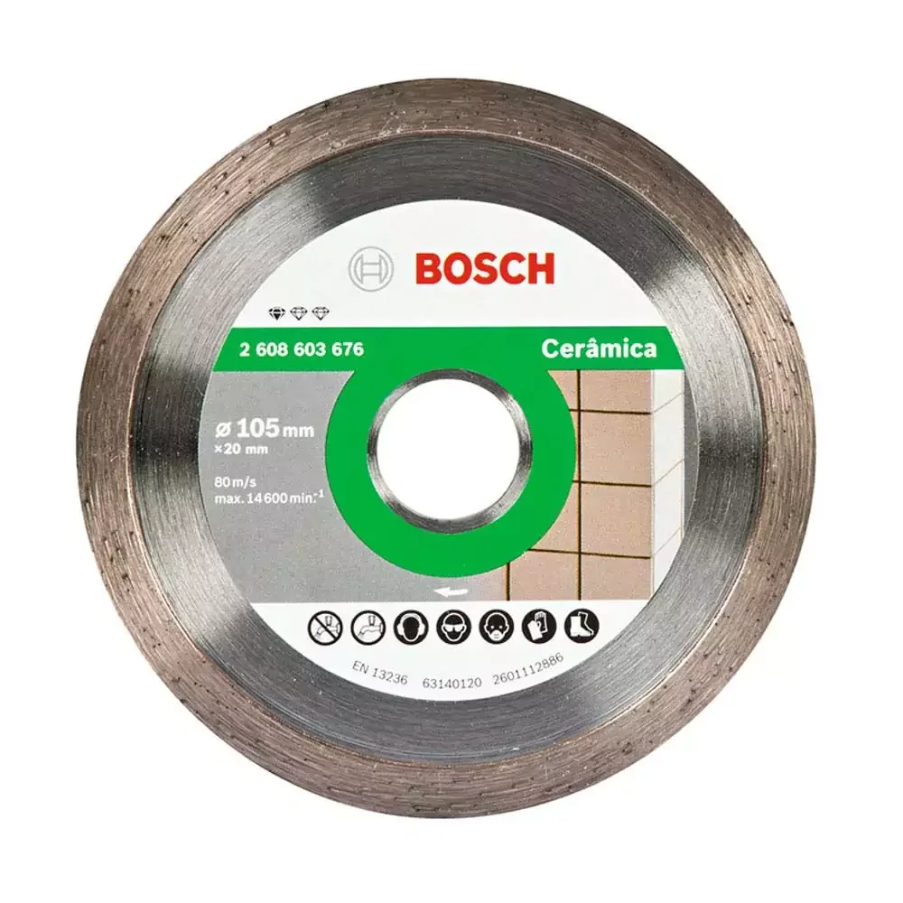 Disco Diamantado Standard Ceramic Liso Cinza 105 mm Bosch