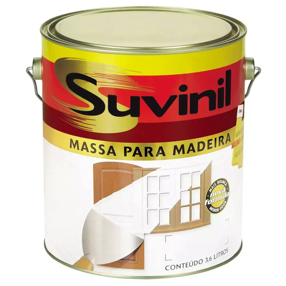 Massa para Madeira Branco 3,6 L Suvinil