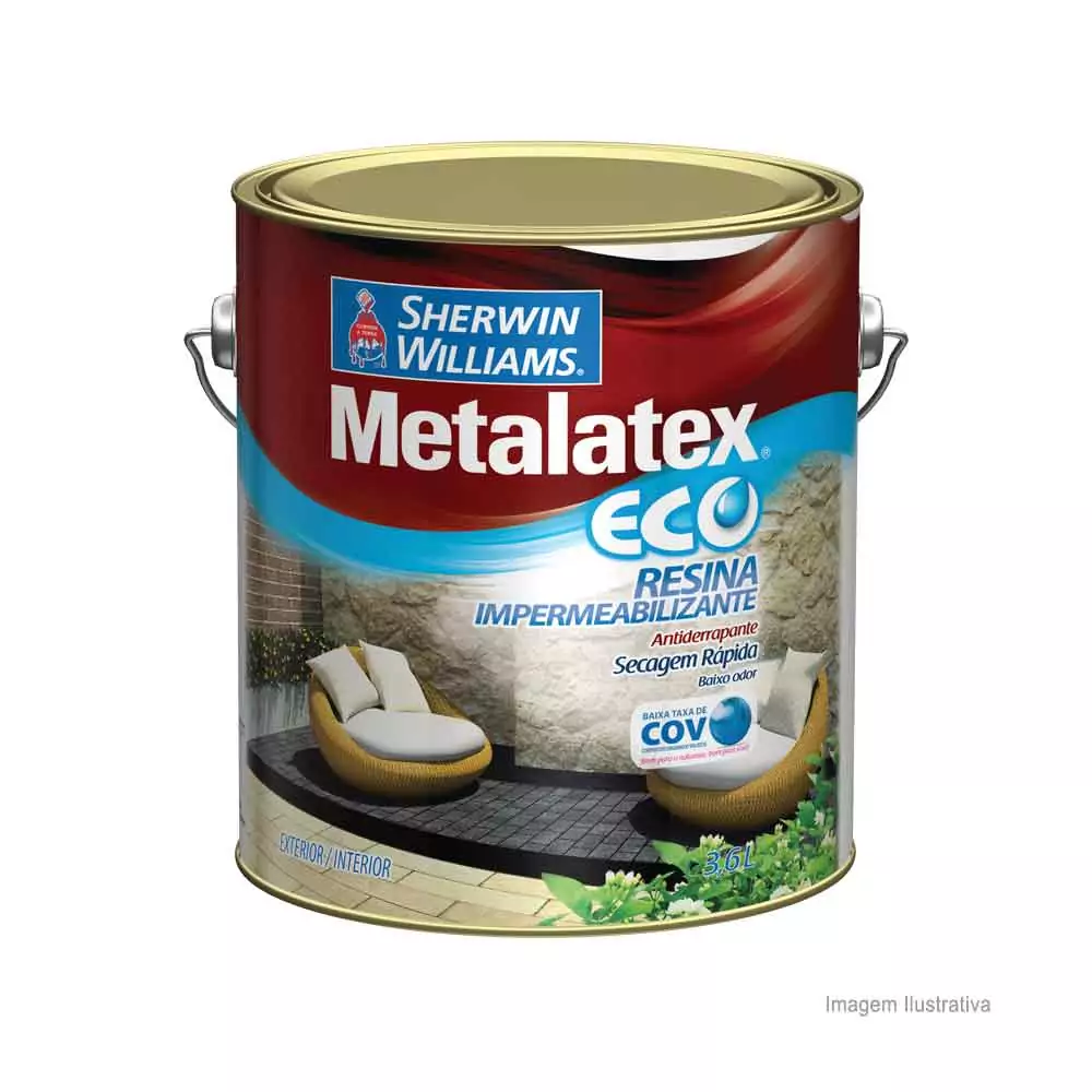 Resina Metalatex Eco Incolor 3,6 L Sherwin-Williams