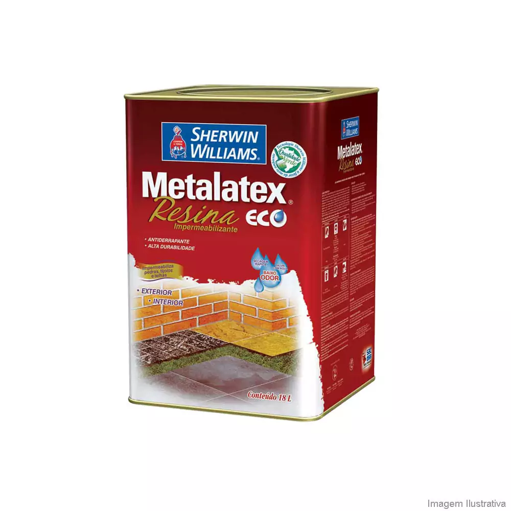 Resina Metalatex Eco Incolor 18 L Sherwin-Williams