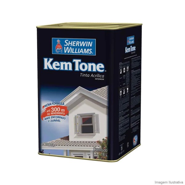 Tinta Acrílica Kem Tone Verde Limão 18 L Sherwin-Williams