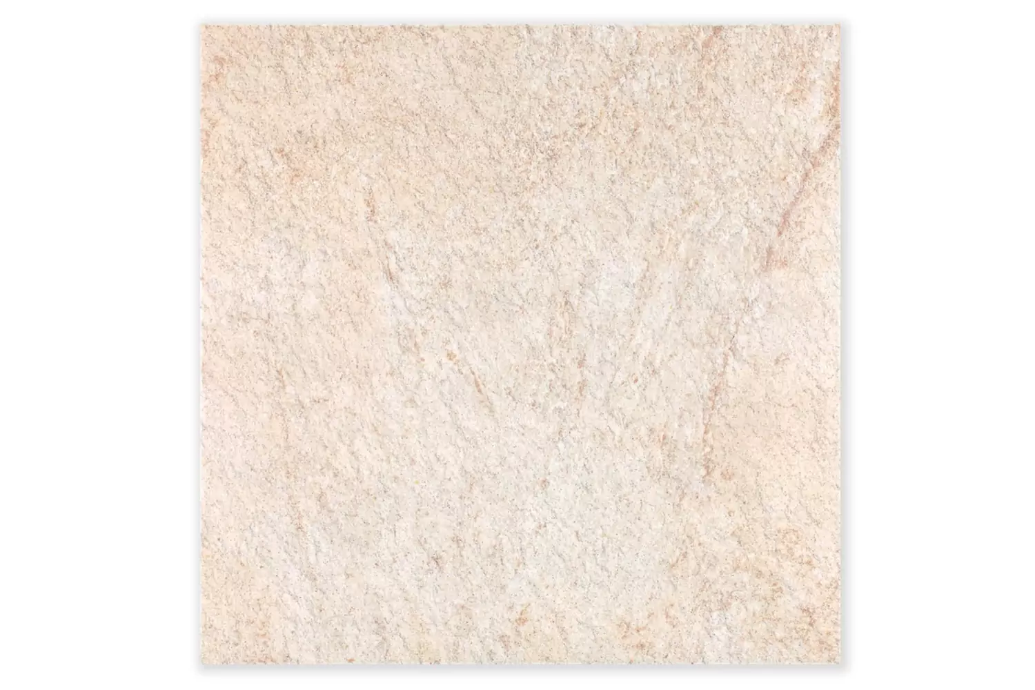 Piso Cerâmico Granilhado Jardim Sand com Borda Bold Bege 53 cm x 53 cm Cerâmica Porto Ferreira