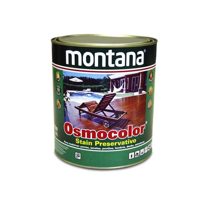 Tingidor Osmocolor Stain Uv Deck Castanho 0,9 L Montana