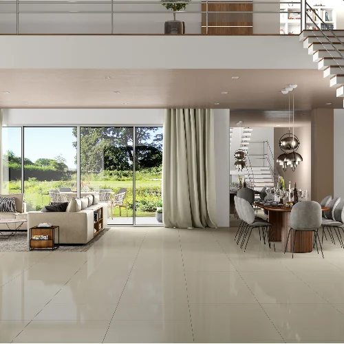 Porcelanato Classic Marfil Acetinado Retificado - ViaRosa