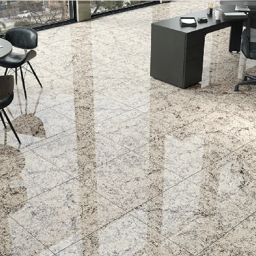 Porcelanato Branco Arabesco Polido Retificado - ViaRosa