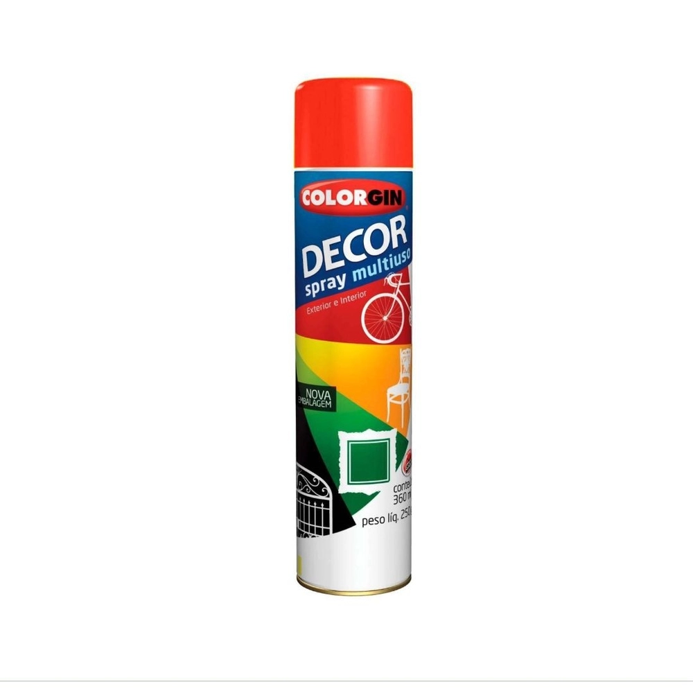 Tinta Spray Decor Vermelho 360 ml Colorgin