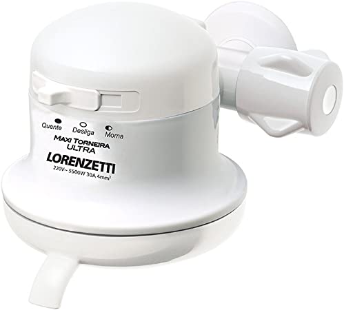 Maxi Torneira Ultra Branco 220V 5500W, Lorenzetti