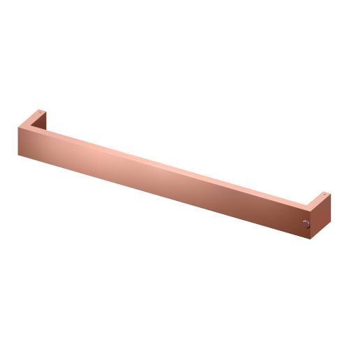 Toalheiro Térmico com Fio Oculto Jade Horizontal Cobre Polido Crismoe