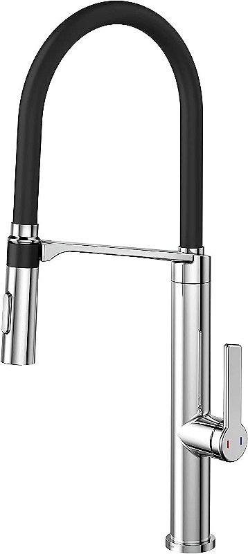 Misturador Monocomando para Cozinha Chrome / Black Docol