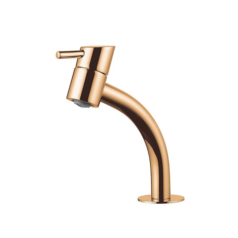 Torneira para Lavatório de Mesa Swan Rose Gold Lorenzetti