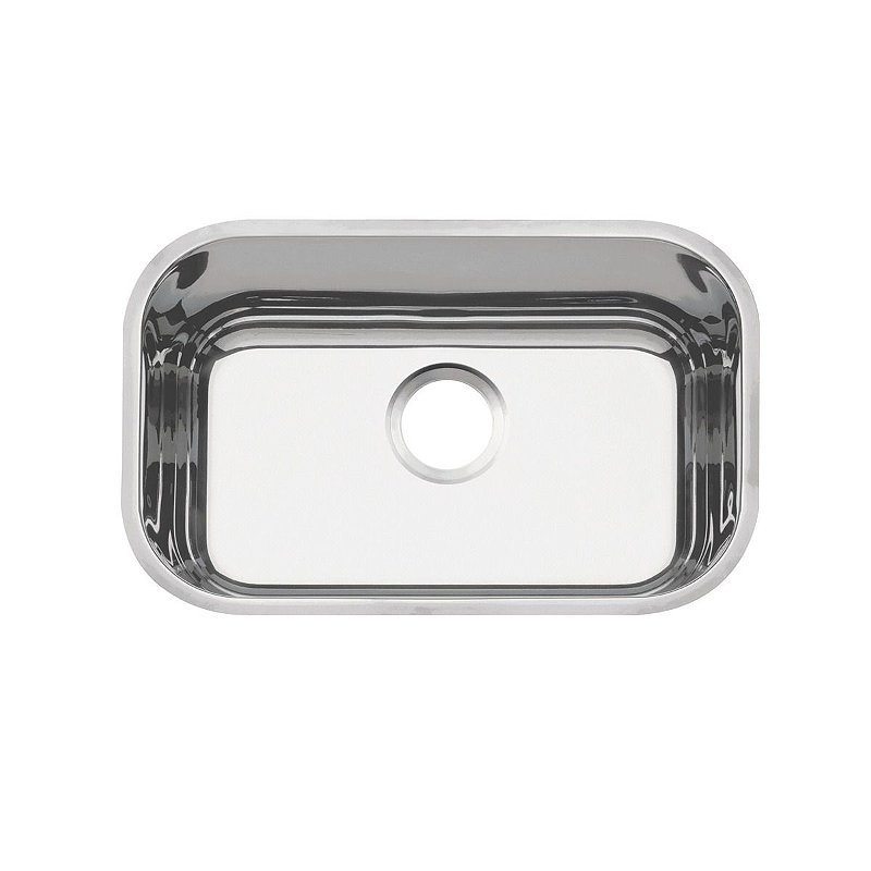 Cuba Inox Retangular 47 cm x 30 cm x 14 cm Polido 3.1/2" Tramontina