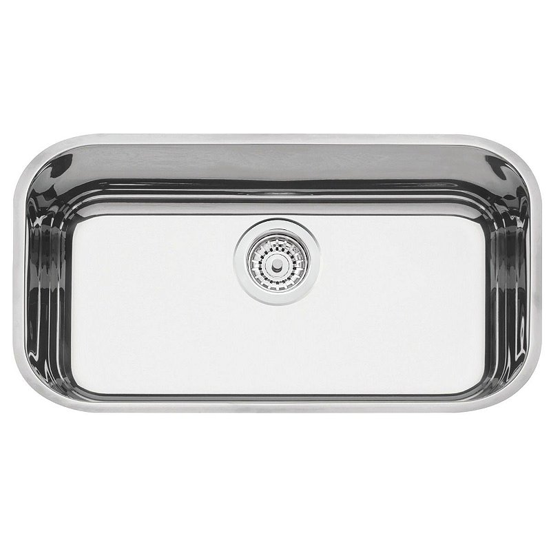 Cuba Inox Retangular 56 cm x 34 cm x 14 cm Alto Brilho 4.1/2" Tramontina