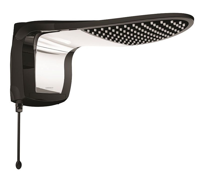 Ducha Acqua Wave Ultra Eletrônico Black/Cromado 7800W 220V Lorenzetti