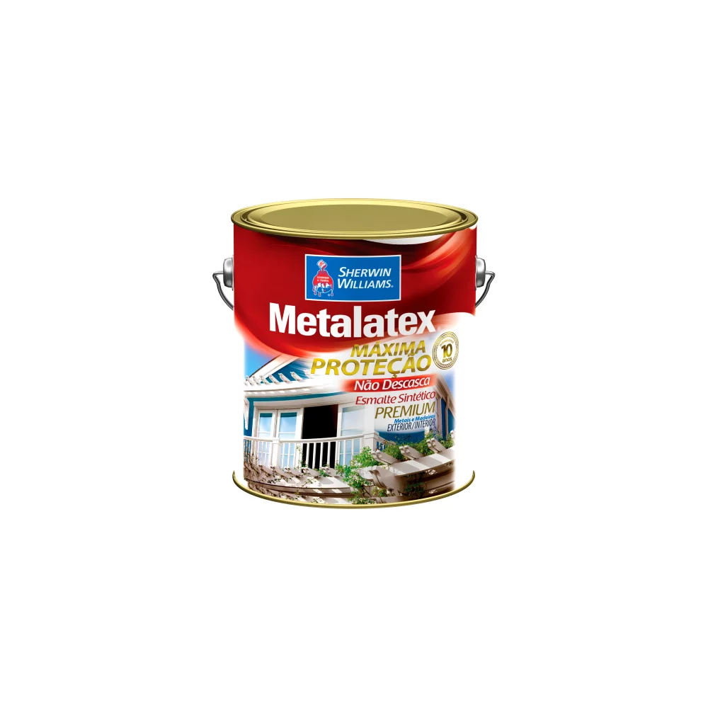 Esmalte Fosco Metalatex Branco 3,6 Litros Sherwin Williams