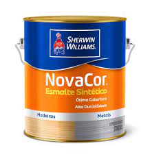 Esmalte Novacor Acetinado Branco Gelo 0,9L Sherwin Williams