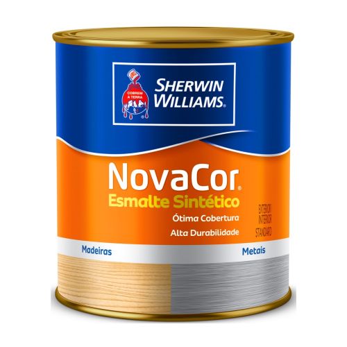 Esmalte Standard Sintético Alto Brilho Novacor Gelo 0,9L Sherwin Williams