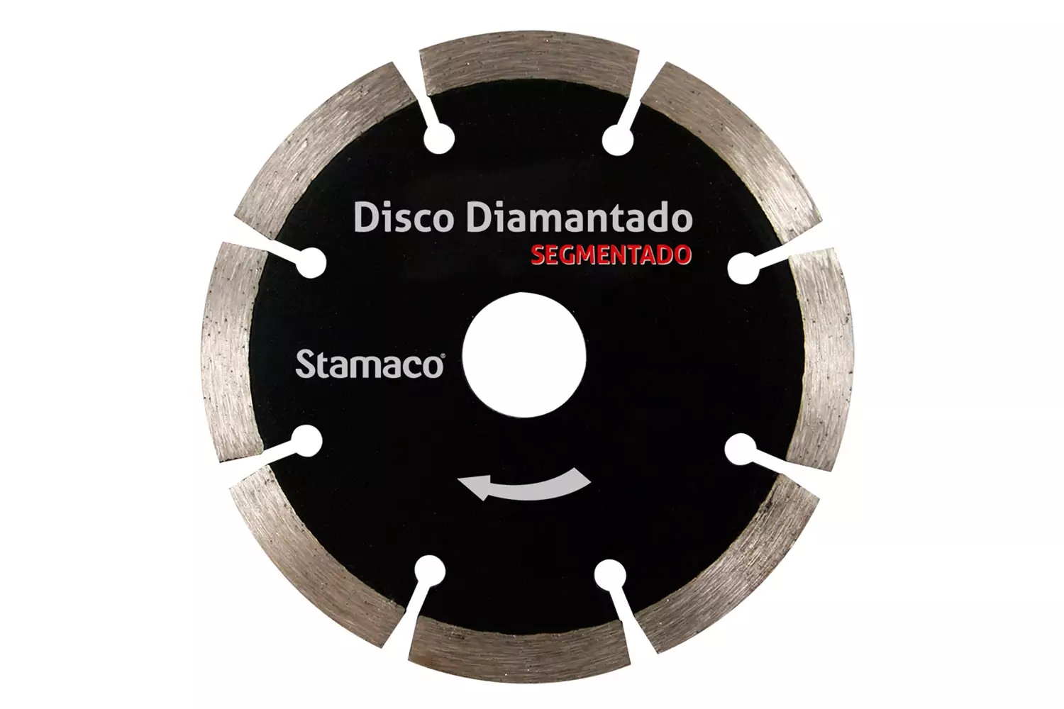 Disco De Corte Diamantado Segmentado 4" Preto Stamaco