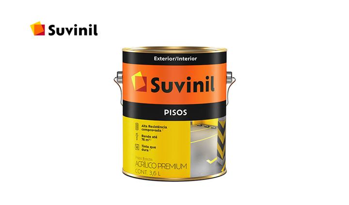 Tinta Acrílica Para Piso Fosco Premium Pisos Concreto Puro 3,6L  Suvinil