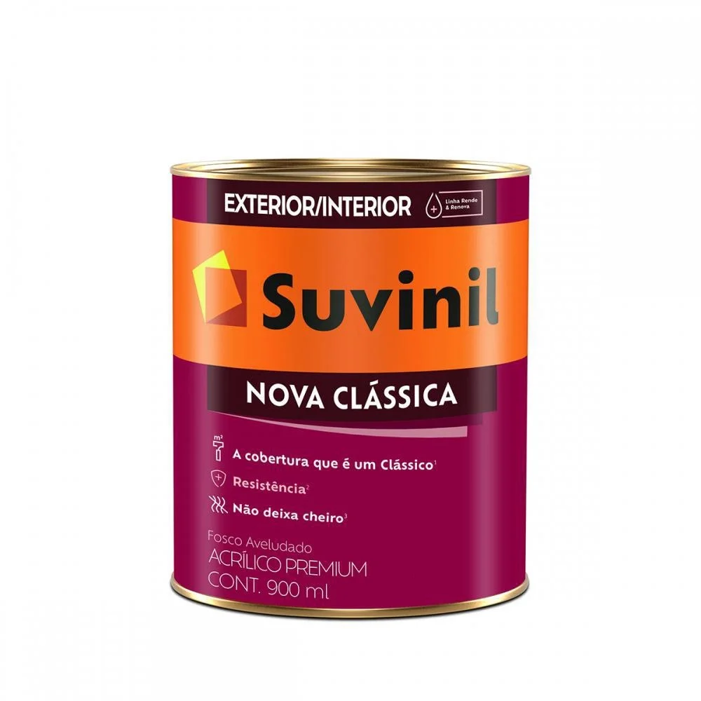 Tinta Acrílica Nova Clássica Fosco 0,9 L Suvinil