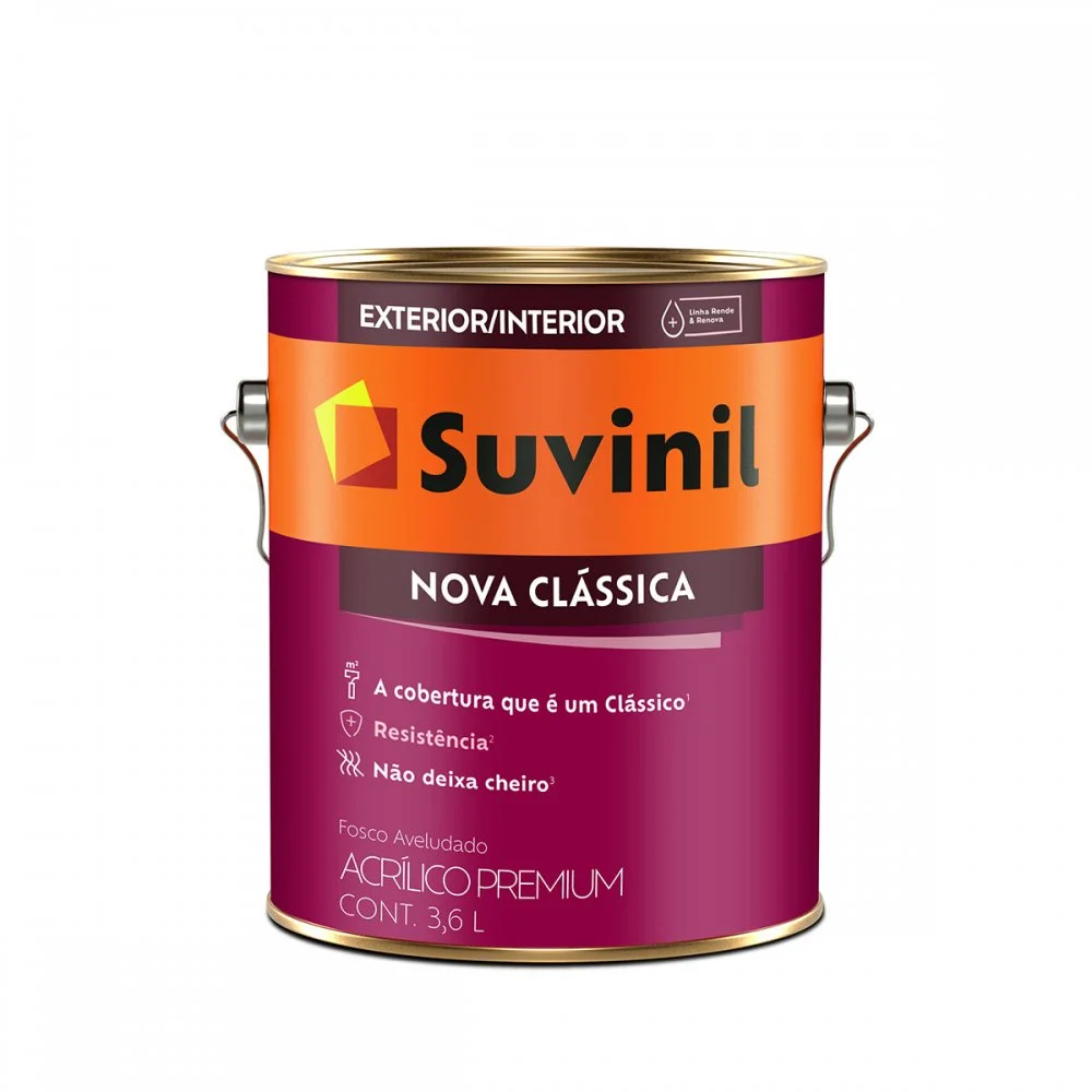 Tinta Acrílica Nova Clássica Fosco 3,6 L Suvinil