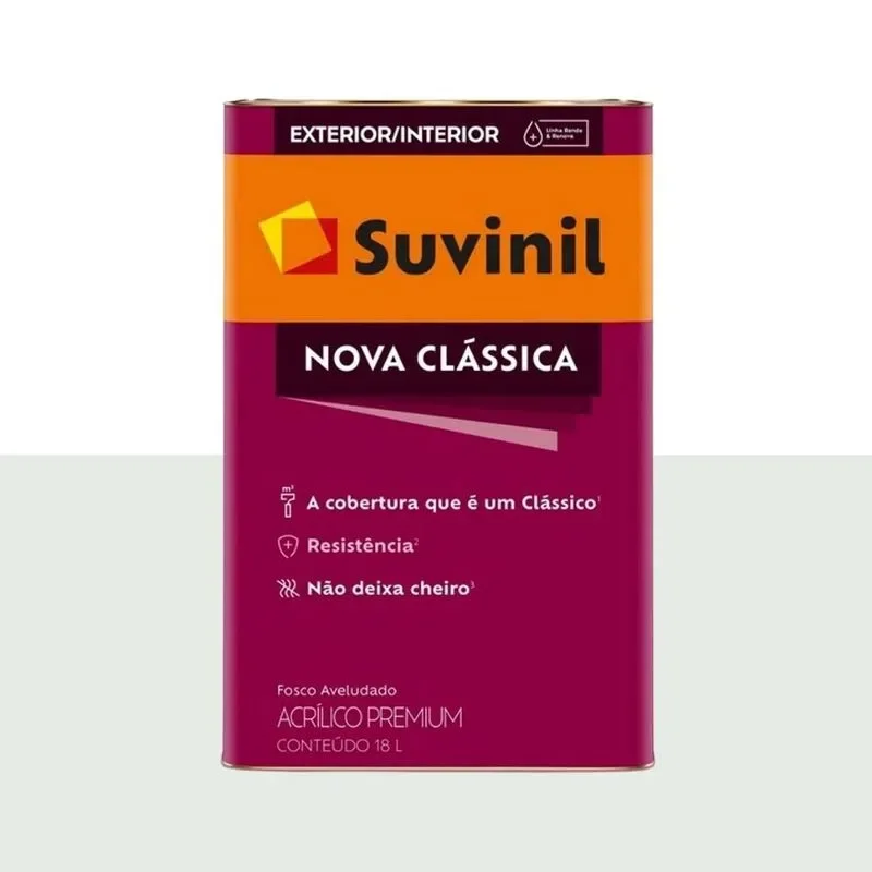 Tinta Acrílica Nova Clássica Fosco Gelo 18 L Suvinil