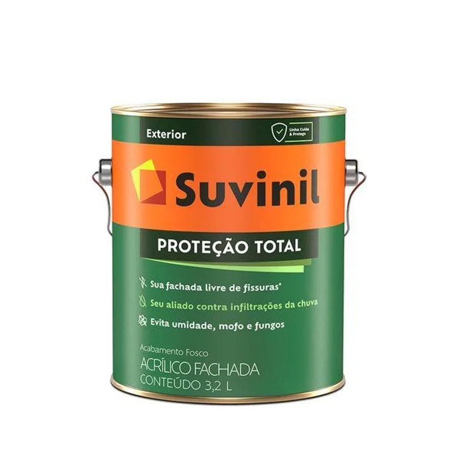 Tinta Acrílica Proteção Total Base A 3,2 L Suvinil