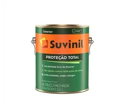 Tinta Acrílica Proteção Total Base B2 3,2 L Suvinil