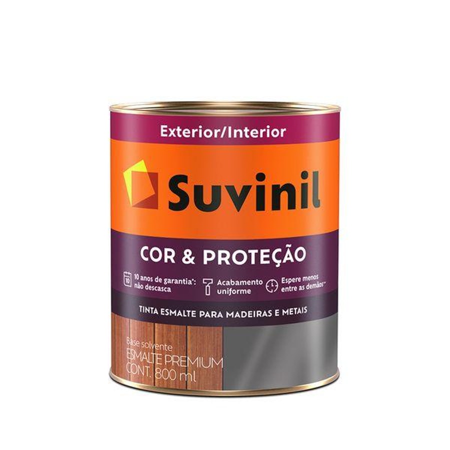 Tinta Esmalte Cor E Proteção Acetinada Base B2 810 Ml Suvinil