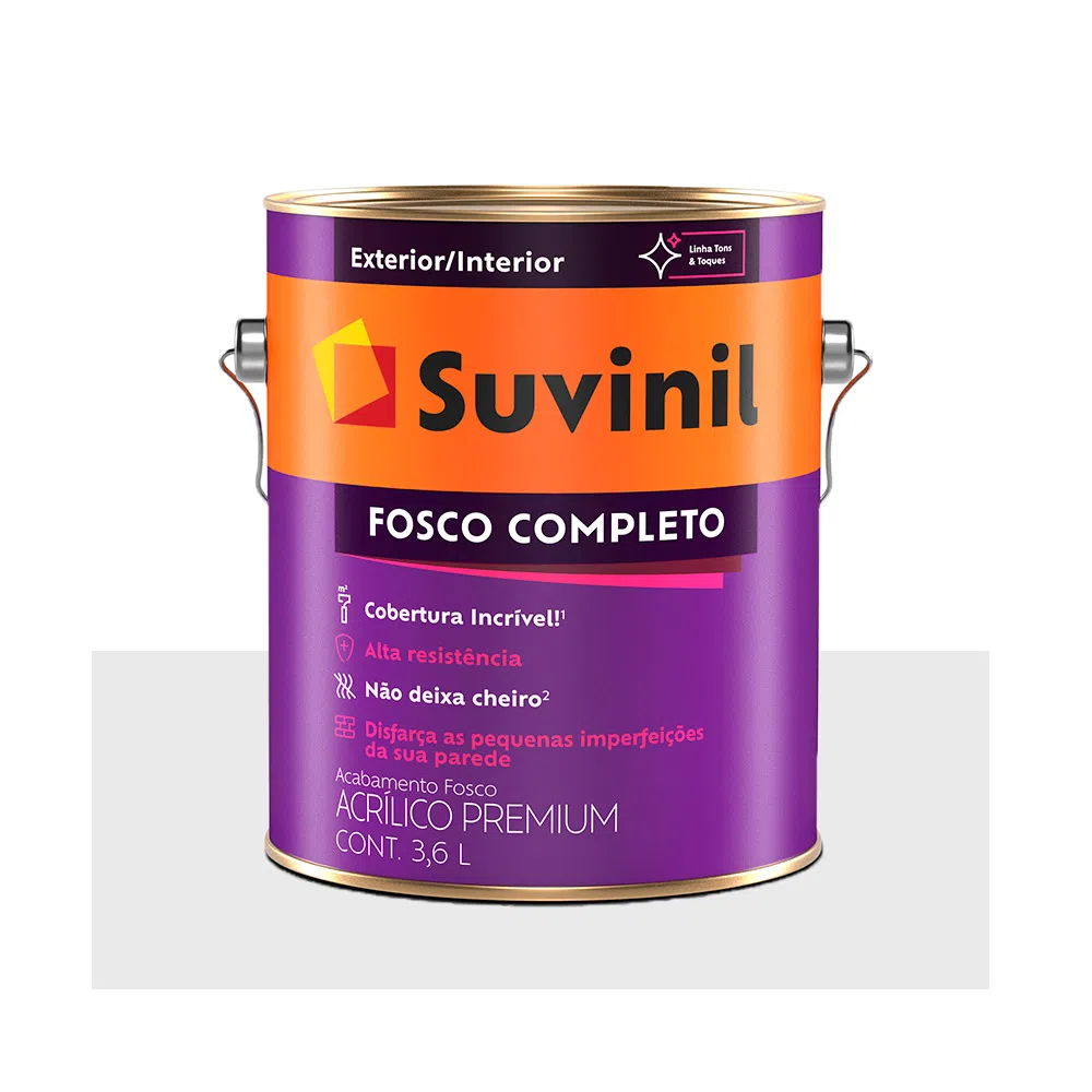 Tinta Látex Acrílica Fosca Branca 3,6 L Suvinil