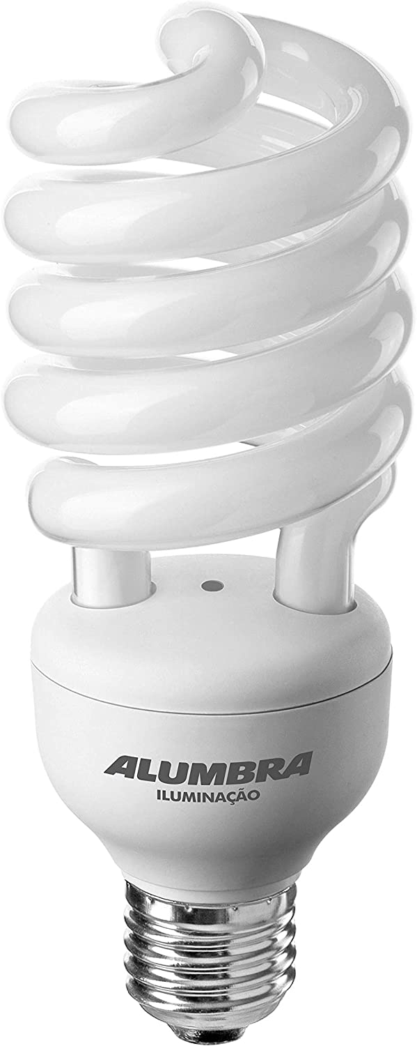 Lâmpada Fluorescente Em Espiral Branca 45W 127V Alumbra