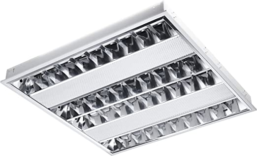 Luminária Tubular De Embutir De Alto Rendimento Para 4 Lâmpadas 14W Alumbra