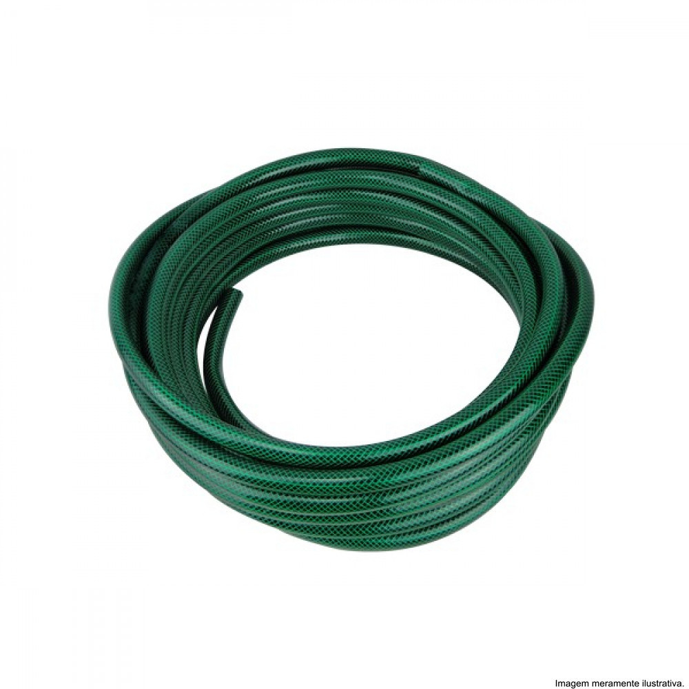 Mangueira Reforçada Verde 20 M 1/2" Amanco