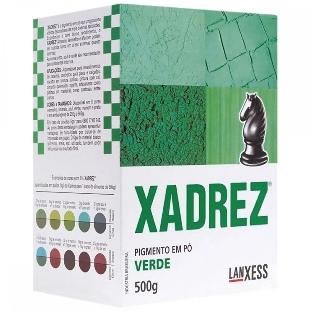 Pigmento em Pó Xadrez Corante 250g - Lanxess