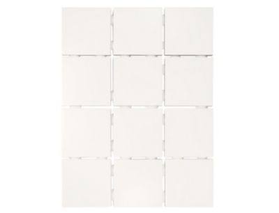 Pastilha White Brilhante 10 cm x 10 cm Strufaldi