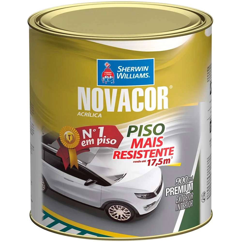 Tinta Novacor Piso 900ml Verde Sherwin-Williams