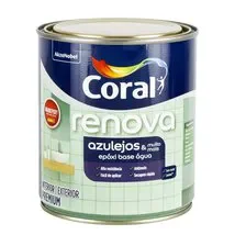 Tinta Epóxi Premium Renova Azulejos & Muito Mais Brilhante Branca 900ml Coral