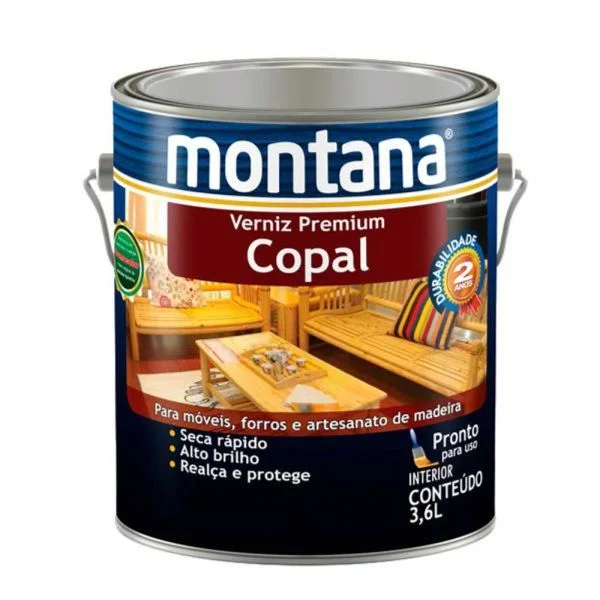 Verniz Brilhante Copal 3,6 L Montana