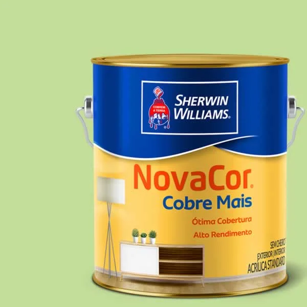 Tinta Novacor Cobre Mais Verde Campestre 3,6L Sherwin Williams