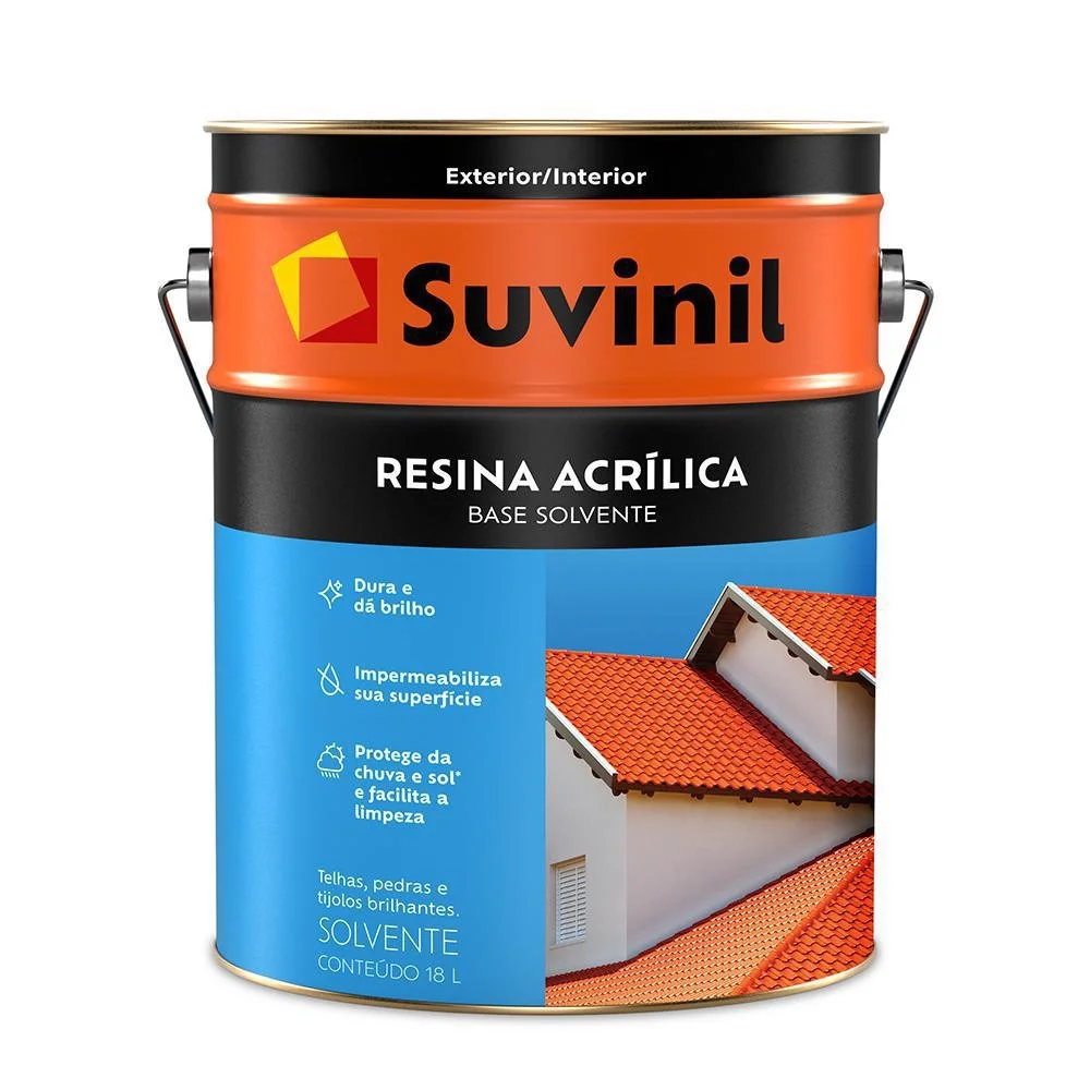 Resina Acrílica Incolor 18L Suvinil