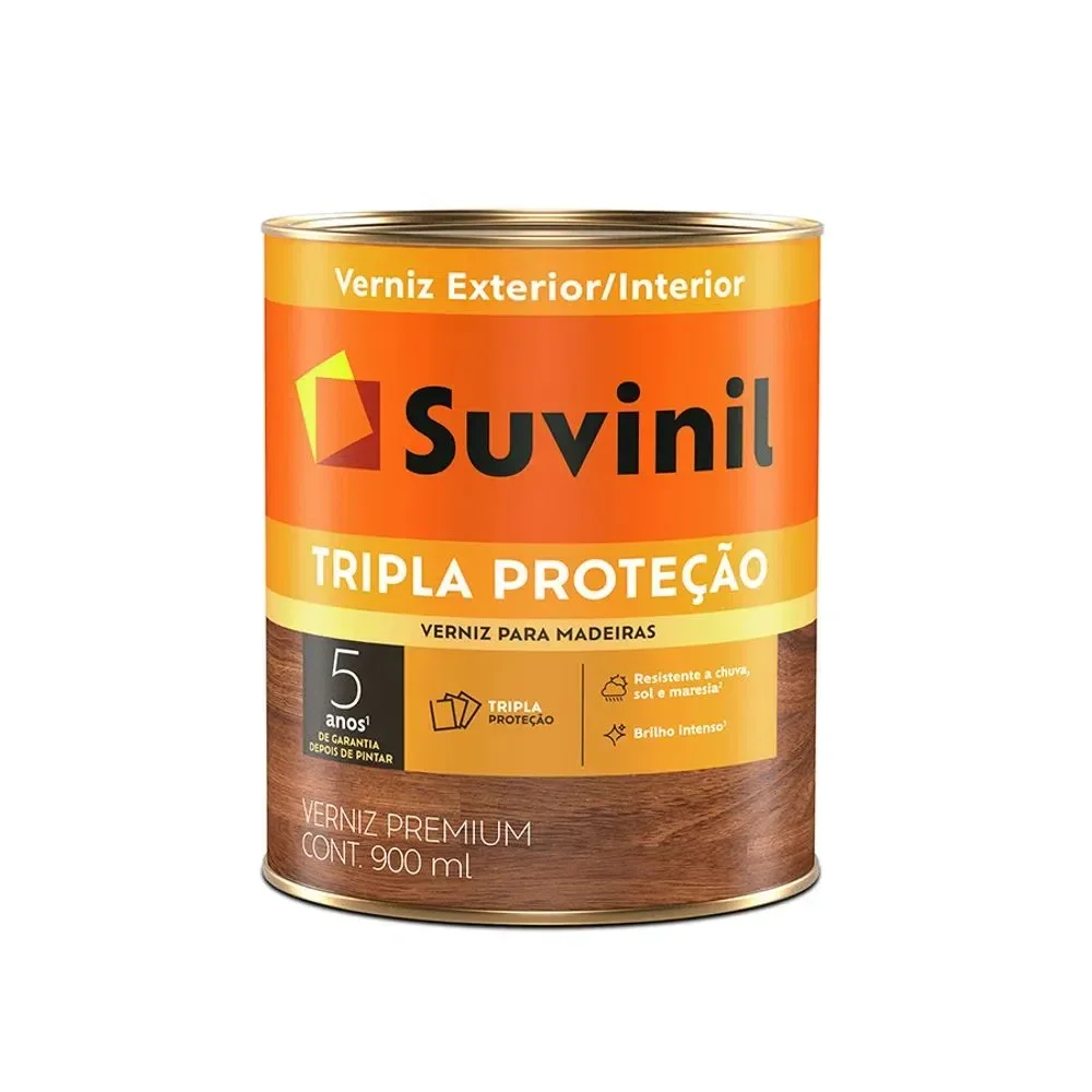 Verniz Tripla Proteção Brilhante Canela 0,9 L Suvinil