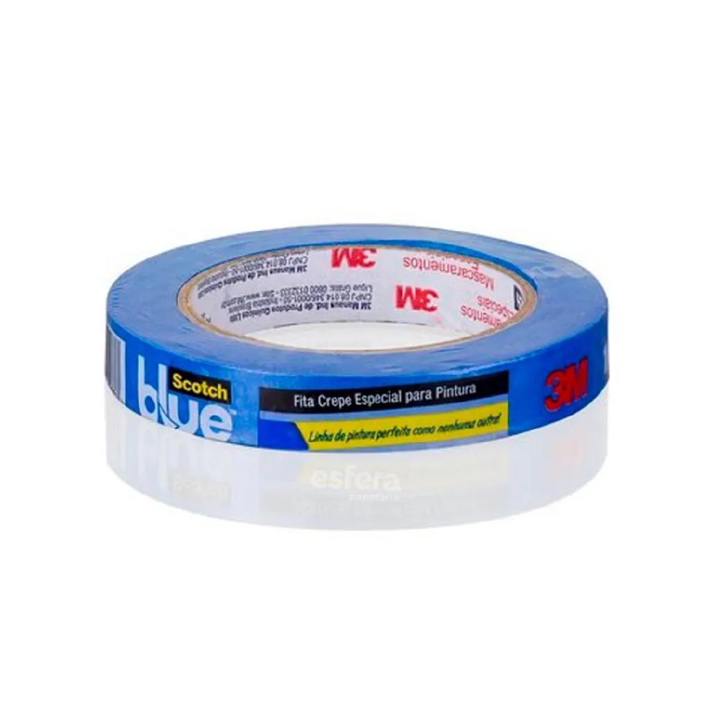 Fita Crepe Bluetape 18 Mm X 50 M 3M