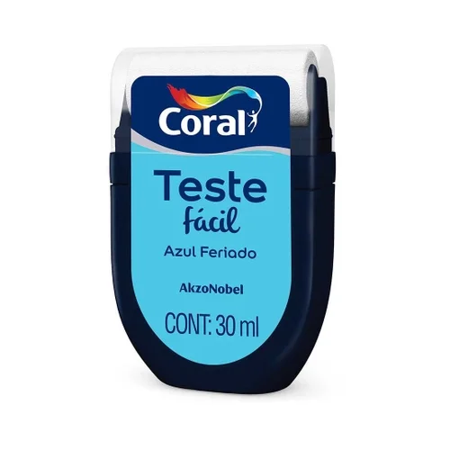 Teste Fácil Azul Feriado 30 ml Coral