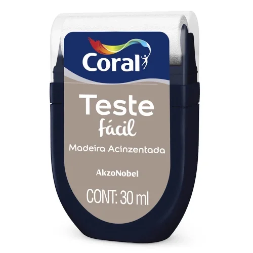 Teste Fácil Madeira Acinzentada 30Ml Coral