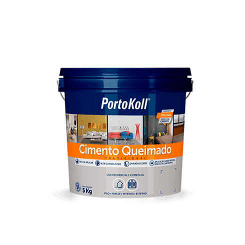 Cimento Queimado Damasco 5 Kg Portokoll