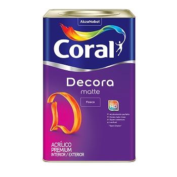 Tinta Base Acrílica Fosca Decora T 16 L Coral