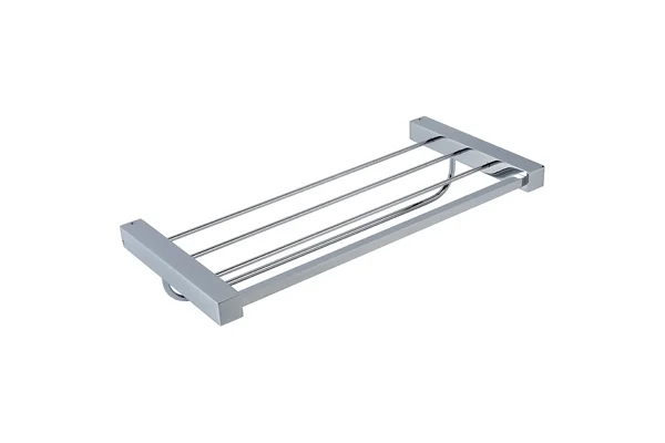 Toalheiro Rack Com Alça Kapa Omega Cromado 60 Cm Crismoe